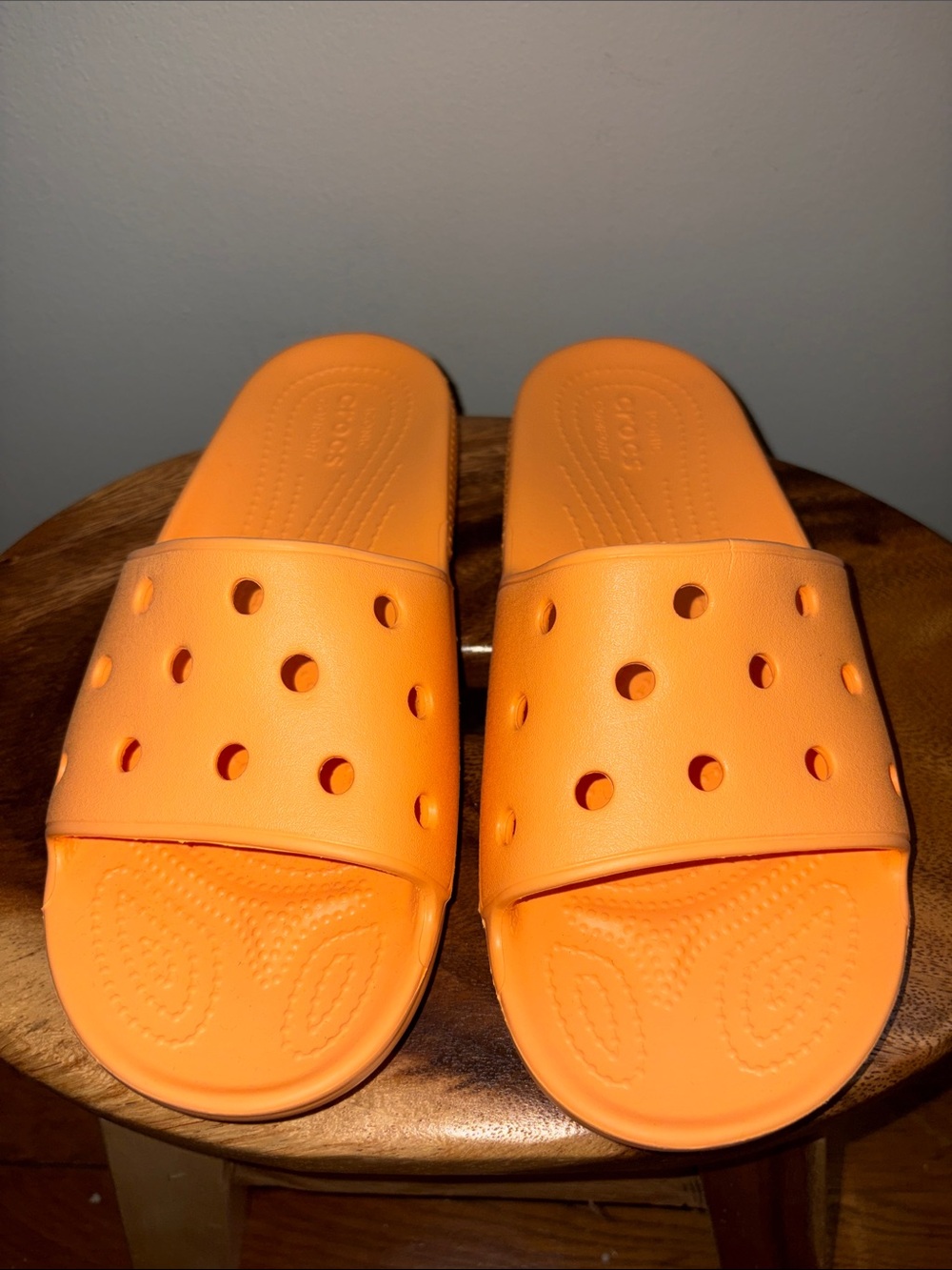 CROCS Classic Orange Slide Sandals